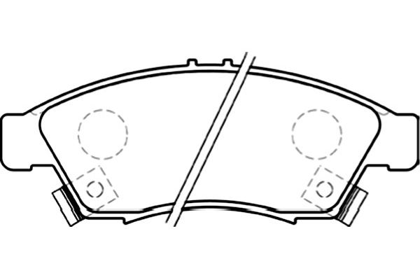 Remblokset Kavo Parts BP-8522