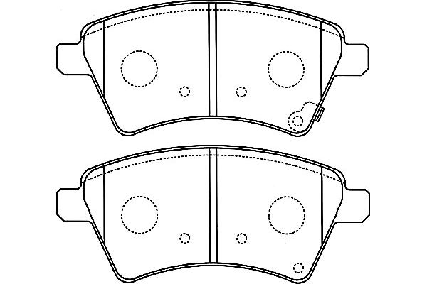 Remblokset Kavo Parts BP-8529