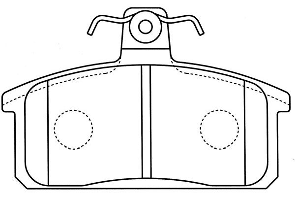 Remblokset Kavo Parts BP-8530