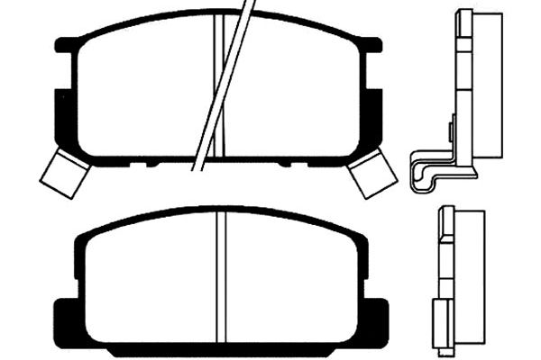 Remblokset Kavo Parts BP-9009