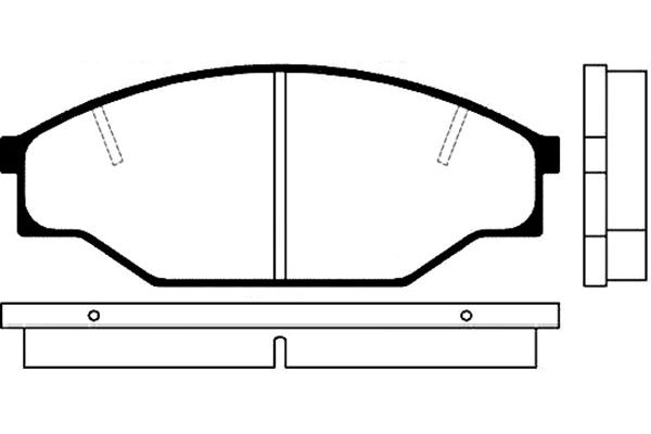 Remblokset Kavo Parts BP-9010