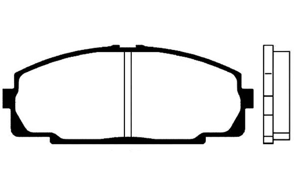 Remblokset Kavo Parts BP-9011