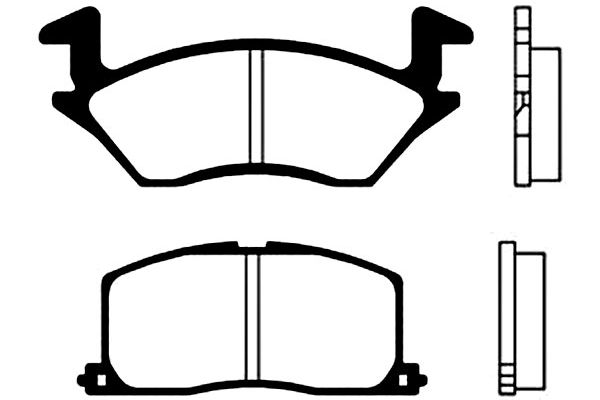 Remblokset Kavo Parts BP-9017