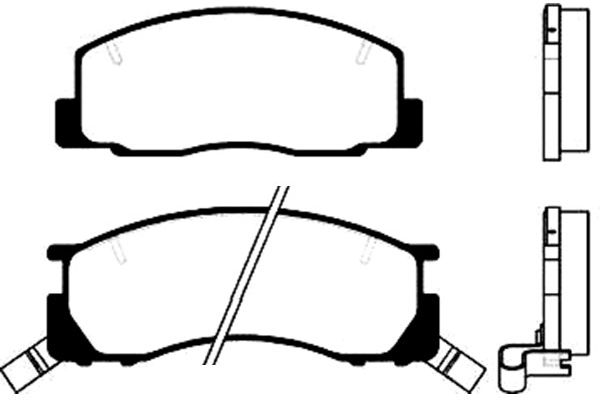 Remblokset Kavo Parts BP-9020