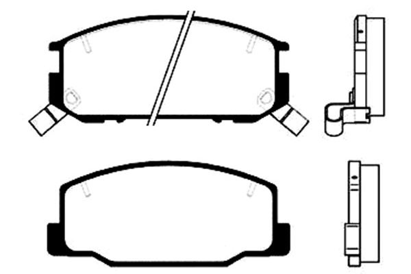 Remblokset Kavo Parts BP-9021