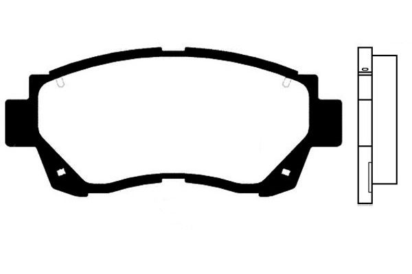 Remblokset Kavo Parts BP-9023