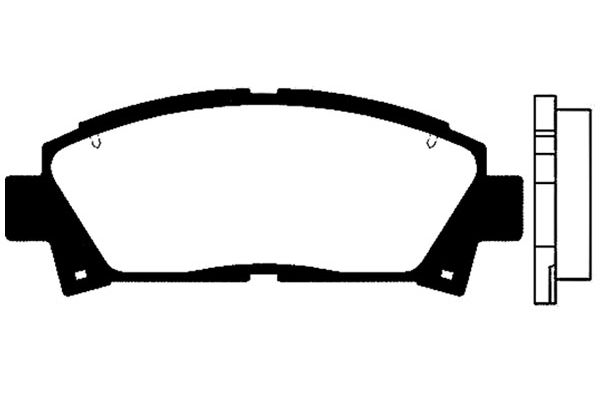 Remblokset Kavo Parts BP-9027