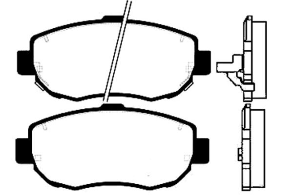 Remblokset Kavo Parts BP-9030