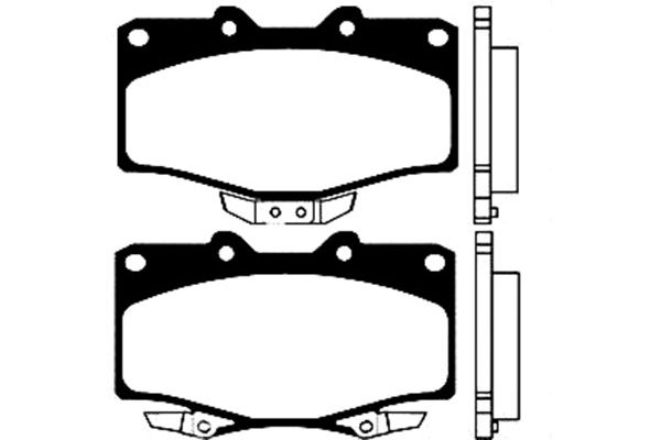 Remblokset Kavo Parts BP-9036
