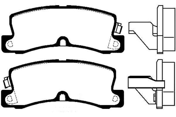 Remblokset Kavo Parts BP-9050