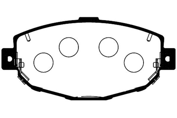 Remblokset Kavo Parts BP-9075