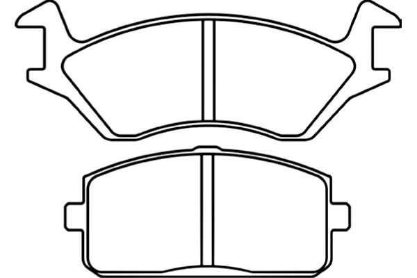 Remblokset Kavo Parts BP-9078