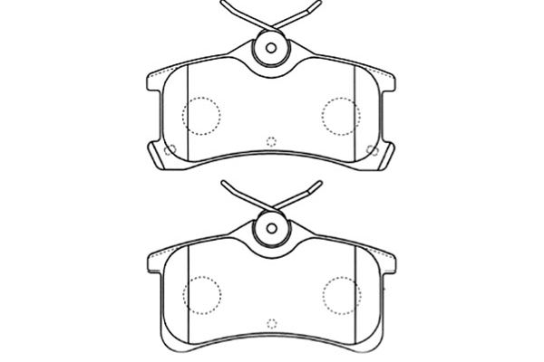 Remblokset Kavo Parts BP-9081