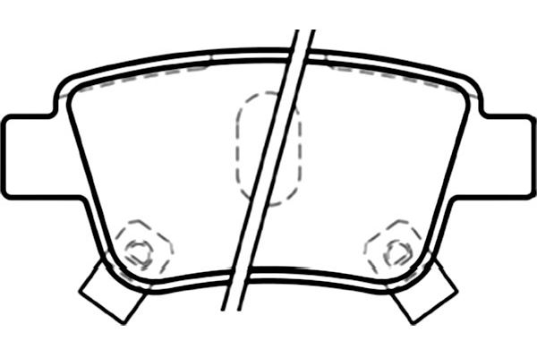 Remblokset Kavo Parts BP-9083