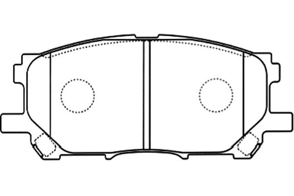 Remblokset Kavo Parts BP-9090