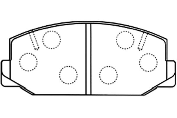 Remblokset Kavo Parts BP-9092
