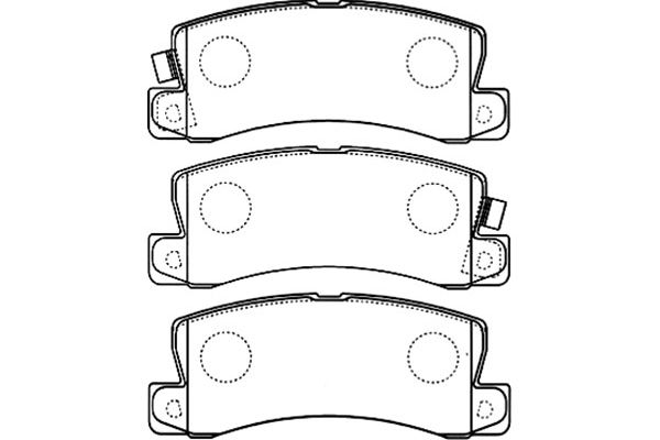 Remblokset Kavo Parts BP-9094