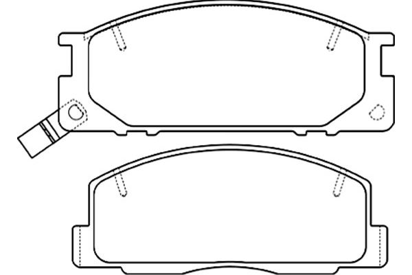 Remblokset Kavo Parts BP-9101