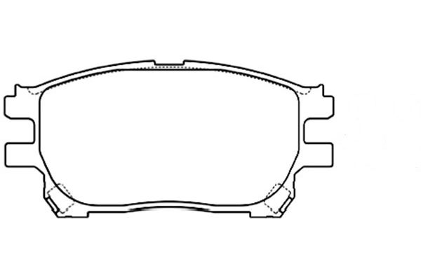 Remblokset Kavo Parts BP-9103
