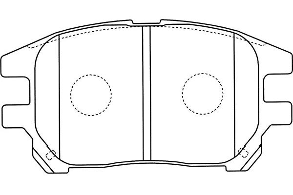 Remblokset Kavo Parts BP-9111