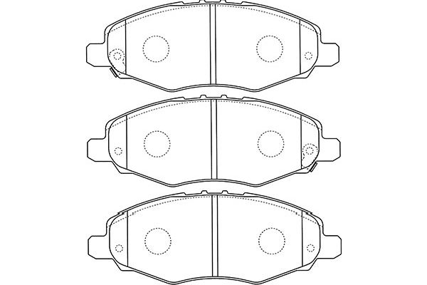 Remblokset Kavo Parts BP-9113