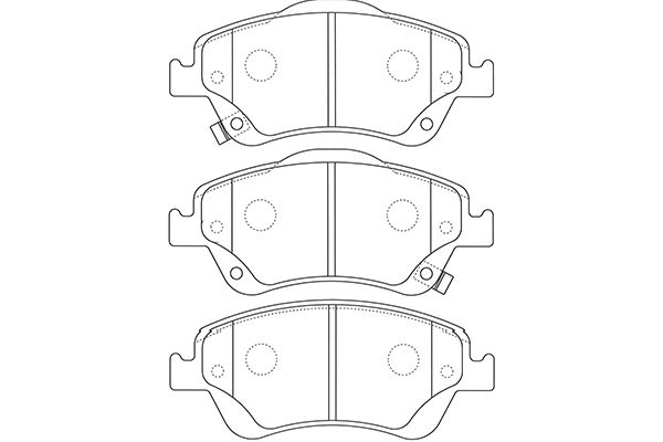Remblokset Kavo Parts BP-9127