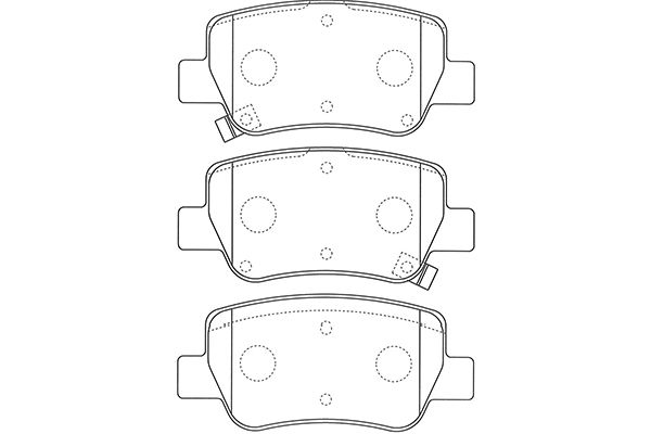 Remblokset Kavo Parts BP-9132