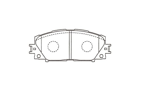 Remblokset Kavo Parts BP-9136