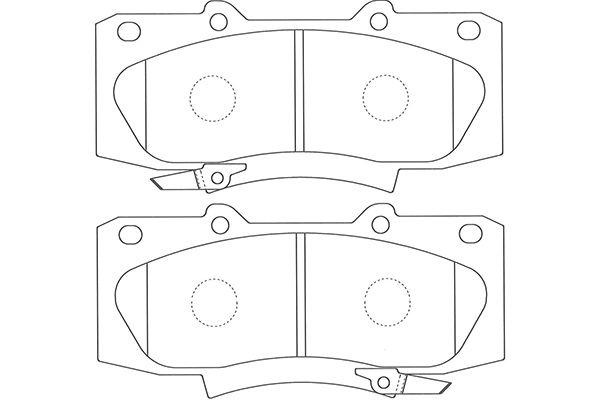 Remblokset Kavo Parts BP-9139