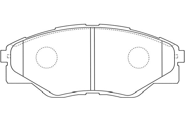 Remblokset Kavo Parts BP-9145