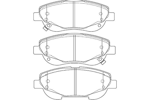 Remblokset Kavo Parts BP-9146