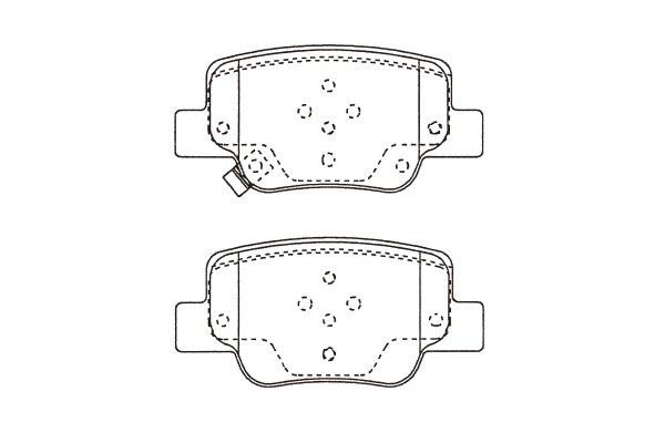 Remblokset Kavo Parts BP-9147