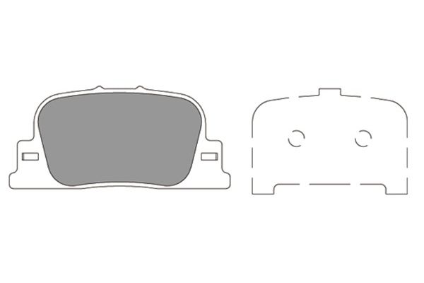 Remblokset Kavo Parts BP-9151