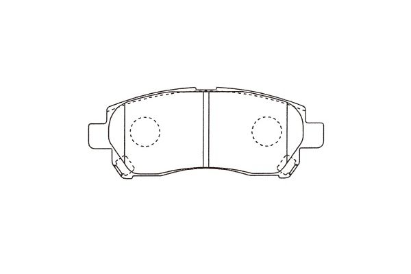Remblokset Kavo Parts BP-9153