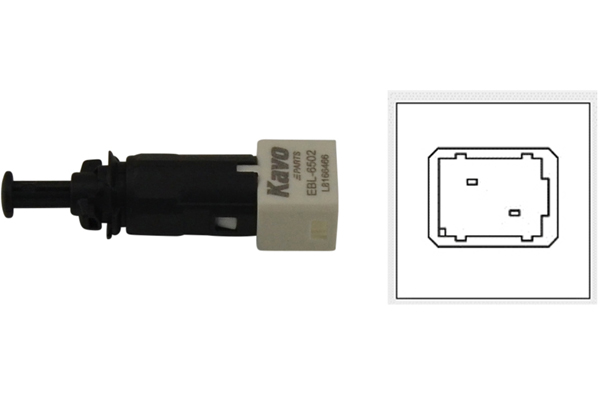 Remlichtschakelaar Kavo Parts EBL-6502