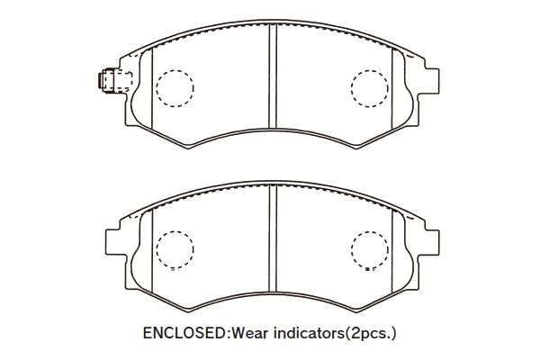 Remblokset Kavo Parts KBP-3044