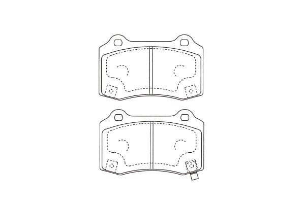 Remblokset Kavo Parts KBP-3046