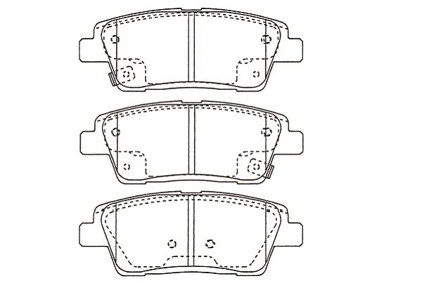 Remblokset Kavo Parts KBP-3052