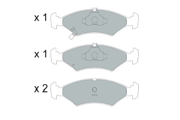 Remblokset Kavo Parts KBP-4026