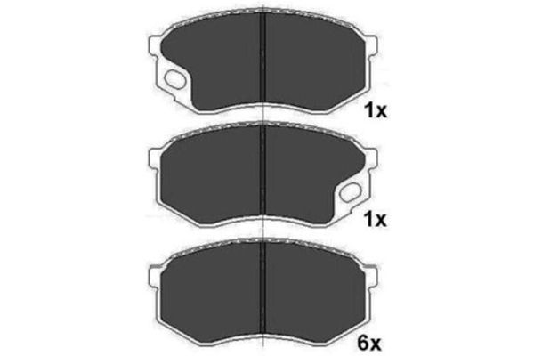 Remblokset Kavo Parts KBP-5544