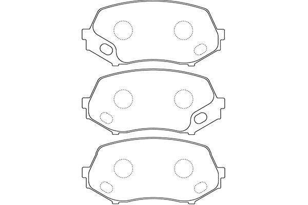 Remblokset Kavo Parts KBP-5556