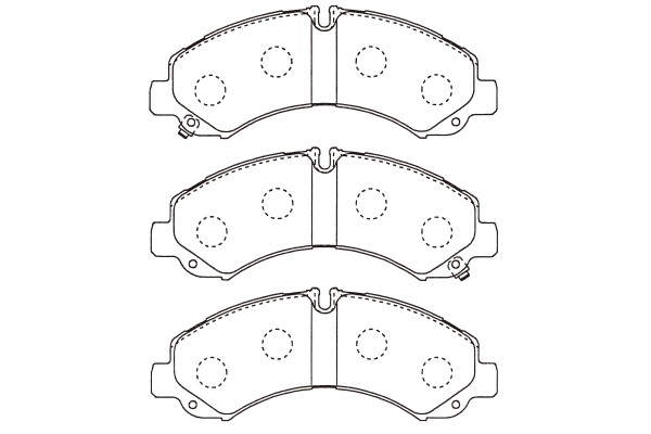 Remblokset Kavo Parts KBP-5557