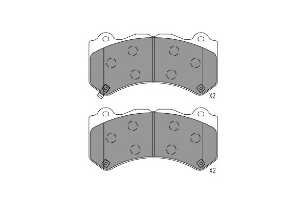 Remblokset Kavo Parts KBP-6627