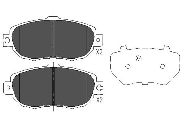 Remblokset Kavo Parts KBP-9046