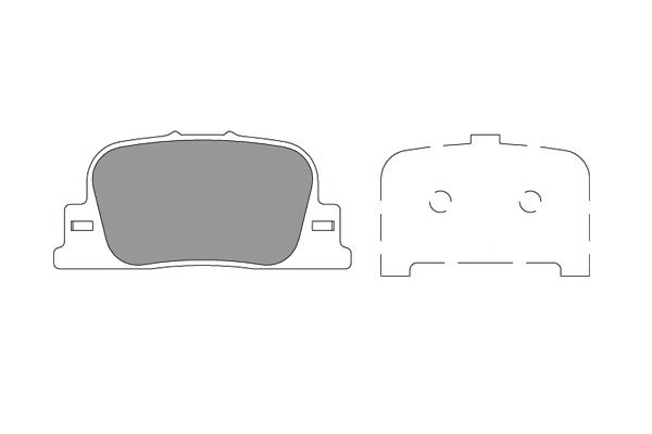 Remblokset Kavo Parts KBP-9136