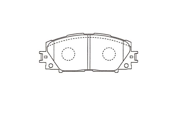 Remblokset Kavo Parts KBP-9140