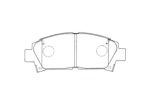 Remblokset Kavo Parts KBP-9142