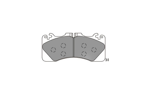 Remblokset Kavo Parts KBP-9156