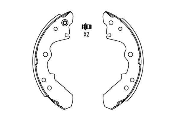 Remschoen set Kavo Parts KBS-3902