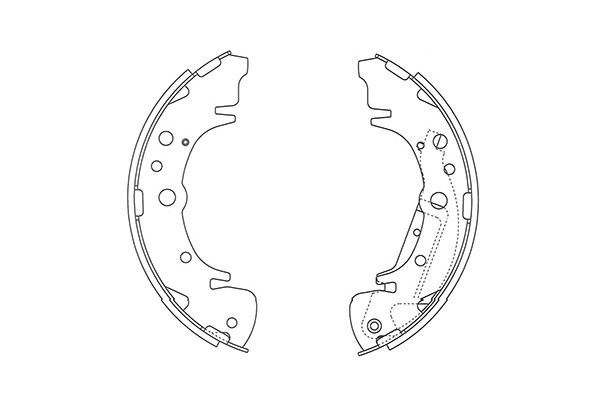 Remschoen set Kavo Parts KBS-4412